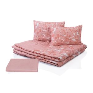 طقم مفرش سرير حجم ملكى  193X203 سم  4 قطع ريمسو
