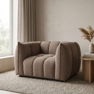 كنبة ريانا - مفرد - بني
