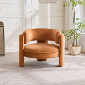 كرسي مفرد دام - برتقالي