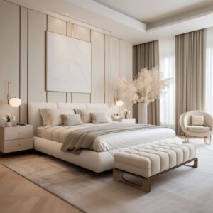 سرير كينغ ماجستك ميست 180X200 سم - بيج